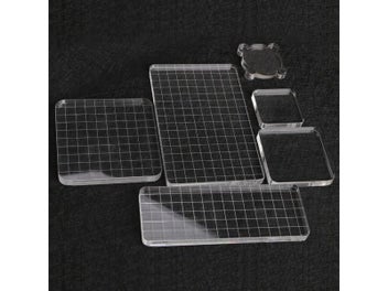 Listing 3 of 9 for Acrylic Clear Stamp Block Handle Stamping Photo Album Decor Essential Stamping