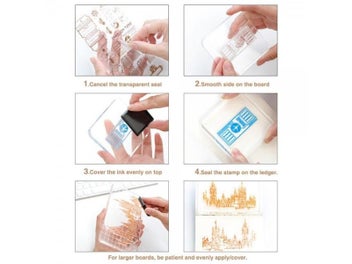 Listing 7 of 9 for Acrylic Clear Stamp Block Handle Stamping Photo Album Decor Essential Stamping