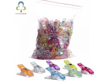 Listing 1 of 9 for 50pcs/lot Tape Bias Maker DIY Job Foot Case Supplies Plastic Clip Hemming