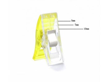 Listing 7 of 9 for 50pcs/lot Tape Bias Maker DIY Job Foot Case Supplies Plastic Clip Hemming