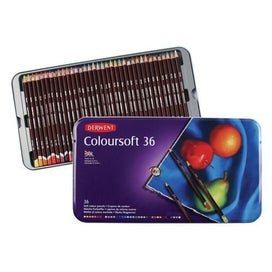 Listing 1 of 1 for Derwent Coloursoft Pencils - Assorted Tin of 36