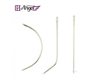 Listing 3 of 7 for 6cm 12pcs CJI Mix TYPE Curved Needles For Hair Weaving/Sewing