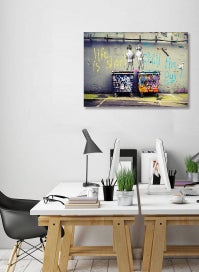 Listing 6 of 9 for ON SALE FREE SHIPPING - Banksy Print: Life Is Short, Chill The Duck Out