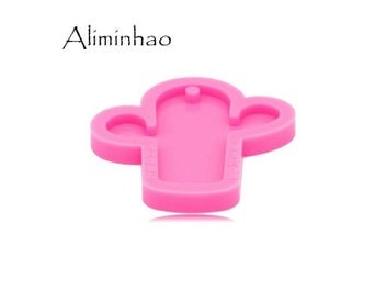 Listing 4 of 9 for DY0535 Cactus Keychain Mold UV Resin Silicone Mould For DIY Jewelry