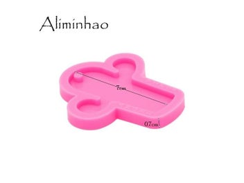 Listing 6 of 9 for DY0535 Cactus Keychain Mold UV Resin Silicone Mould For DIY Jewelry