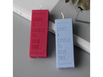 Listing 5 of 9 for Rectangle Letter Candle Mold INS Popular Simple Cool Color Scented Candle Mold