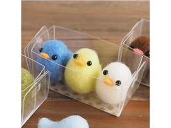Listing 5 of 7 for 3 Pcs Chick Wool Needle Felting Toy DIY Package