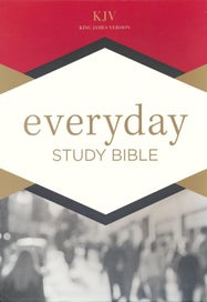 Listing 1 of 4 for KJV Everyday Study Bible - Black Leathertouch SPECIAL PRICE