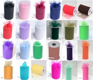 Listing 1 of 14 for Tulle Roll - Decorators Dream! 15,24cm wide x 91metres GREAT DEAL!