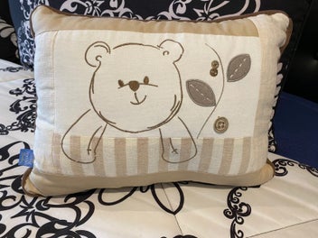 Listing 2 of 11 for Baby Teddy Bear Blanket and Pillow set