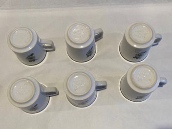 Listing 5 of 7 for SALE! 6 Johnson Brothers Wildmoor Ironstone Cups and Saucers