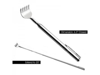 Listing 4 of 9 for 1 Pc Back Scratcher Practical Stainless Handy Pen Scratching Clip Pocket