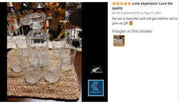 Listing 10 of 18 for Elegant Crystal Liquor Whiskey Decanter Glasses Set *Over Stocked*