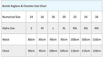 Listing 2 of 4 for Bonds Crew Neck Raglan Blank Plain Basic Mens White T-shirt Tee