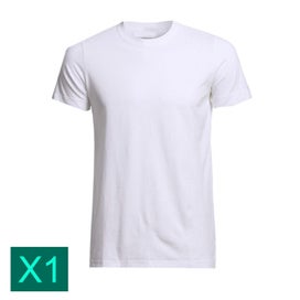 Listing 4 of 4 for Bonds Crew Neck Raglan Blank Plain Basic Mens White T-shirt Tee