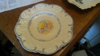 Listing 1 of 1 for GORGEOUS CROWN DUCAL CAKE PLATE