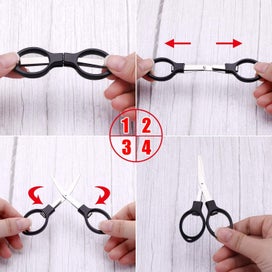 Listing 6 of 7 for Stainless Steel Folding Mini Portable Scissors/Shear for Home and Travel Use