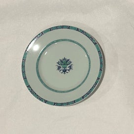 Listing 2 of 3 for SALE! Raynaud Limoges Jumieges Green/Blue Plate - Stunning