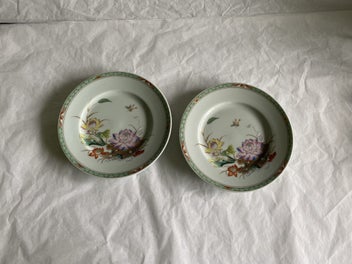 Listing 3 of 4 for SALE! Raynaud Limoges Flowers, Goose and Butterfly Plates (2) - Stunning