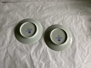 Listing 4 of 4 for SALE! Raynaud Limoges Flowers, Goose and Butterfly Plates (2) - Stunning