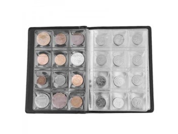 Listing 4 of 10 for Retro 120 Pockets Coin Holders Album For Collecting Money