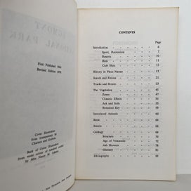 Listing 4 of 8 for EGMONT NATIONAL PARK Handbook edited by A.B. Scanlan 1964