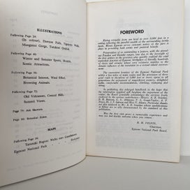 Listing 5 of 8 for EGMONT NATIONAL PARK Handbook edited by A.B. Scanlan 1964