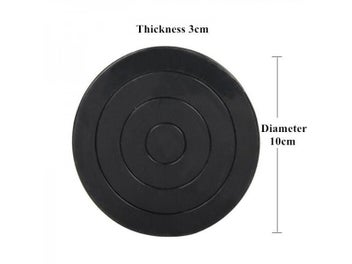 Listing 12 of 14 for 10cm Black Pottery Wheel 360 Rotation Rotary Plate For Clay Sculpture