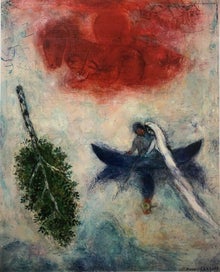 Listing 2 of 2 for MARC CHAGALL "La Barque" Limited Edition Colour Lithograph