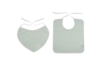 Listing 4 of 10 for Cotton Meal Eating Bib Clothing Protector For Kids Adults Patients Elderly