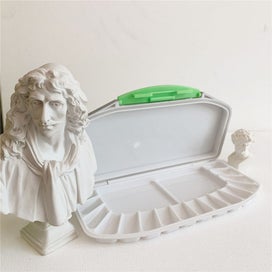 Listing 4 of 10 for 16 Colors Watercolor Moisturizing Palette Anti Overflow ABS Palette Drawing Dura