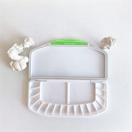 Listing 6 of 10 for 16 Colors Watercolor Moisturizing Palette Anti Overflow ABS Palette Drawing Dura