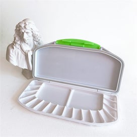 Listing 8 of 10 for 16 Colors Watercolor Moisturizing Palette Anti Overflow ABS Palette Drawing Dura