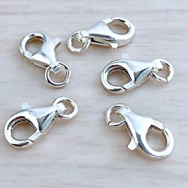 Listing 4 of 7 for 12mm Stainless Steel Swivel Lobster Clasp Parrot Claw Hook Clip Closure Findi...