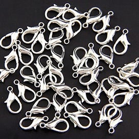 Listing 6 of 7 for 12mm Stainless Steel Swivel Lobster Clasp Parrot Claw Hook Clip Closure Findi...