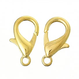 Listing 5 of 7 for 12mm Stainless Steel Swivel Lobster Clasp Parrot Claw Hook Clip Closure Findi...
