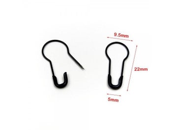 Listing 4 of 10 for 100pcs Colorful Pin Safety Pins Metal Clips Marker Tag Gourd Pins Safe Craft