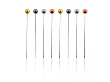 Listing 8 of 10 for 100pcs Colorful Round Pearl Head Dressmaking Pins Needles Stitch DIY Craft