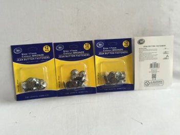 Listing 1 of 1 for Jean Button Fasteners - 17mm 2 (144pcs)