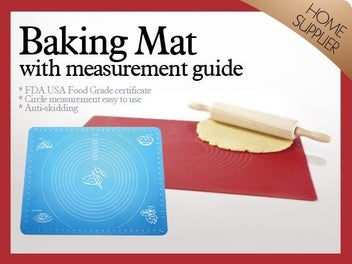 Listing 1 of 1 for Silicon Baking Mat with Circle Guide Measurements