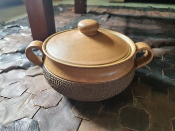 Listing 5 of 6 for Vintage DENBY Cotswold Stoneware Lidded Dish