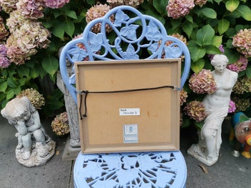 Listing 5 of 6 for Small Original Abstract Painting "Gold Ovicular I"