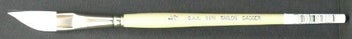 Listing 2 of 2 for Artist Brush - S9970 White Taklon Dagger 1/2"