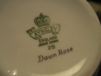Listing 11 of 12 for Great AYNSLEY “DAWN ROSE" Bone China Set - just for you ?
