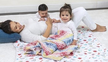 Listing 2 of 2 for aden & anais essentials DC Muslin Dream Blanket - Wonder Woman Power Pop