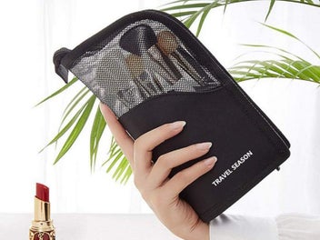 Listing 4 of 6 for 2X Makeup Storage Bag Cosmetic Brush Organizer Pouch Makeup Brush Bucket