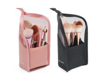 Listing 2 of 6 for 2X Makeup Storage Bag Cosmetic Brush Organizer Pouch Makeup Brush Bucket