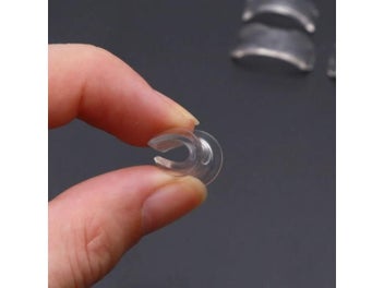 Listing 6 of 10 for 8 Sizes Silicone Invisible Clear Ring Size Adjuster Resizer Loose Rings Reducer