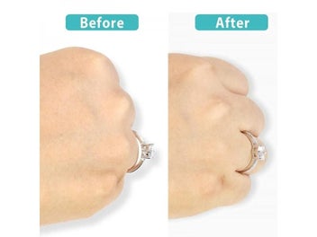 Listing 8 of 10 for 8 Sizes Silicone Invisible Clear Ring Size Adjuster Resizer Loose Rings Reducer