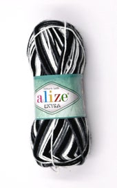 Listing 12 of 20 for 6 ply, 100% Acrylic, 10 colours ALIZE YARN, EXTRA FOLKLORIK BATIK,